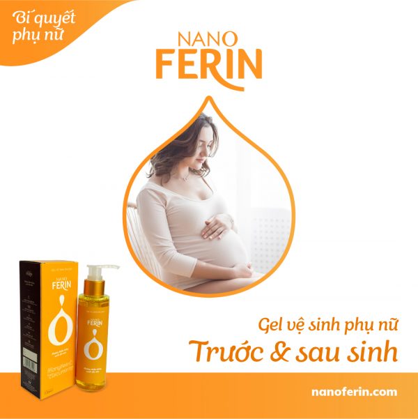 nanoferin - gel ve sinh phu nu - ngan ngua - ngua viem - chong di ung