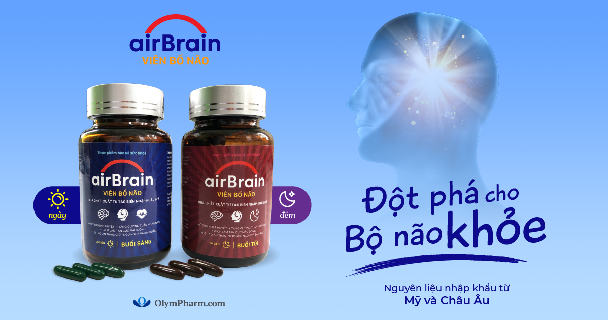 Viên bổ não airBrain - Viên bổ nào cho cả ngày và đêm